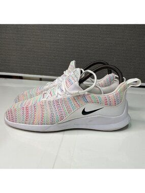 Nike Viale 'Space Dye' sneakers multicolor rainbow pattern mesh Size 5.5Y